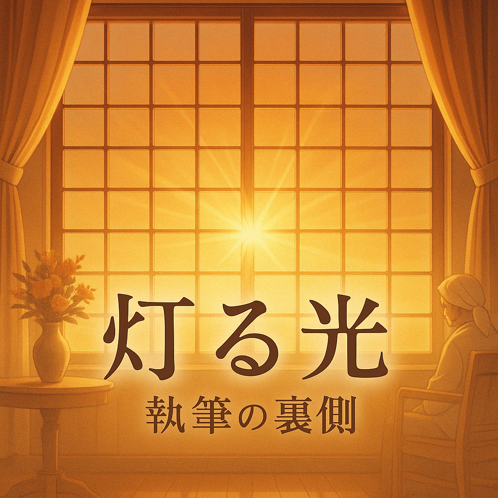 灯る光執筆の裏側
