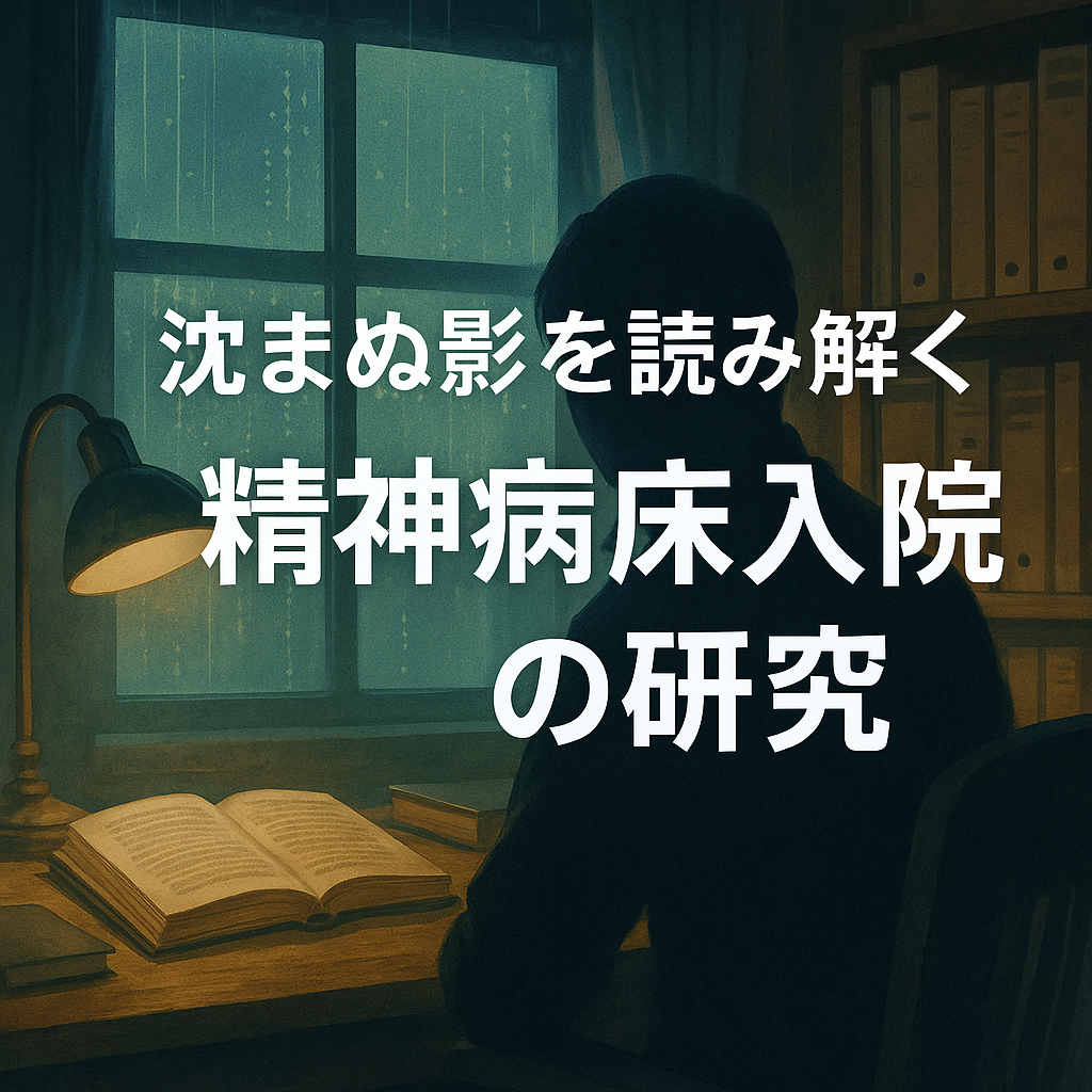 精神病床入院の研究